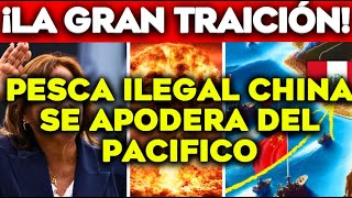 ¡Alerta Perú💥 Pesca Ilegal de la Flota China se está APODERANDO del Pacífico [upl. by Gratiana]