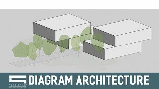 Draw Tree for Diagram Architecture  Photoshop Architecture [upl. by Priscilla17]