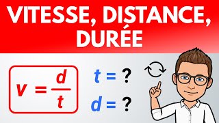 Comment calculer  VITESSE DISTANCE TEMPS   PhysiqueChimie collège lycée [upl. by Notsehc]