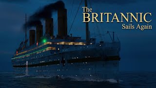 25 Year Old HMHS Britannic Model Sails Again 4K [upl. by Idnac]