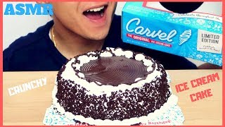 ASMR ICE CREAM CAKE SOFT amp CRUNCHY SATISFYING EATING SOUNDS NO TALKING 먹방 [upl. by Giglio]