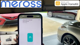 Easy WiFi Install Garage Door Opener Meross Works W Apple Google Alexa [upl. by Bottali498]