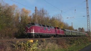 V200 033 mit schönem Motorsound und Umbauwagen bei Selmig amp Unna [upl. by Nyliuqcaj799]