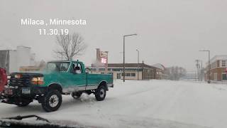 Milaca Minnesota November Snowstorm [upl. by Pine201]