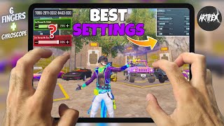 😈BEST SENSITIVITY AND CONTROL FOR IPAD🔥  Pubg Mobile iPad Generations789Air34Mini56Pro 11 [upl. by Brendin]