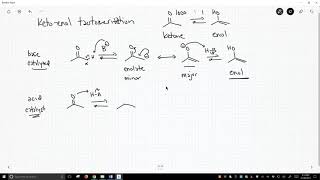 ketoenol tautomerization mechanism [upl. by Son]