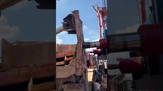 Hydraulic repair process of truck fender [upl. by Ytak228]