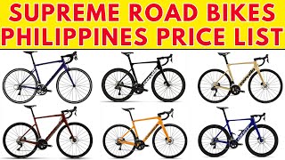 Supreme Road Bikes Philippines Price List 2025  Cannondale Orbea Cervelo Giant [upl. by Eliseo415]