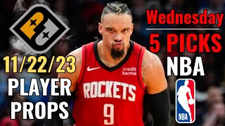 PRIZEPICKS NBA WEDNESDAY 1122 CORE PLAYER PROPS [upl. by Bishop]