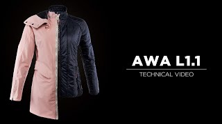 Dainese AWA L11 Jacket  Technical video [upl. by Ahsitruc]