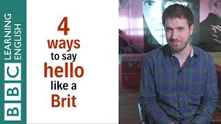 How to say hello like a British English speaker  English In A Minute ⏰ [upl. by Tilla]