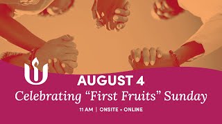 Celebrating “First Fruits” Sunday led by Rev David Carl Olson [upl. by Evans]