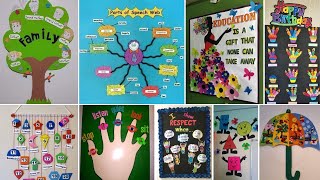 Easy classroom decoration ideas  School decoration ideas [upl. by Newby]