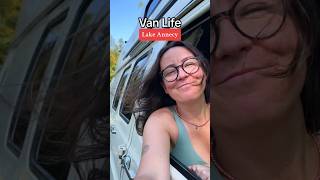 Lake Annecy you have our hearts 🫶 vanlife travel france travelvlog shorts [upl. by Esilahs]