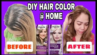 DIY HAIR COLOR HOME  PALETTE HAIR COLOR  Charming Karen [upl. by Einnel]