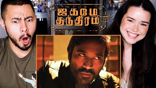 JAGAME THANDHIRAM  Dhanush  Aishwarya Lekshmi  Karthik Subbaraj  Trailer Reaction [upl. by Enelyt]