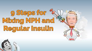 How to Mix Insulin Regular amp NPH Clear B4 Cloudy Nursing Skills 101 [upl. by Elatnahc]