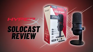 HyperX SoloCast Microphone Review  A £50 USB Plug N Play [upl. by Ytram]