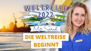 Vlog Nr 2  Weltreise mit AIDAmar [upl. by Yltneb]