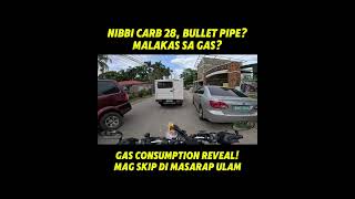 Nibbi Carb 28mm Street Race Fuel Consumption on Keeway CR152 [upl. by Leciram]