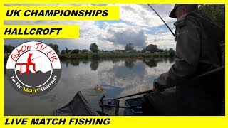 LIVE MATCH FISHING  UK CHAMPS  HALLCROFT FISHERIES [upl. by Edina866]