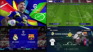 eFootball PES 2025 PPSSPP Download English Version Update New Kits 2425 amp Full Transfers [upl. by Jefferey]