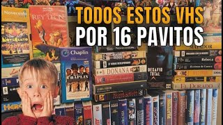 Compre un Lote de 58 Películas VHS 📼 por 16 euros y pasó esto… [upl. by Ainotahs]