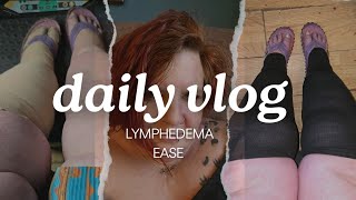 Lymphedema help  trialing a new machine to move lymph fluid [upl. by Adhamh]