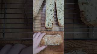 ciabatta Olive amp tomato Levain food baking 치아바타 홈베이킹 homemadebread sourdoughtip [upl. by Nolan]