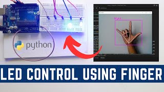 How to controll LED Using Python amp Arduino  OpenCV Python  Arduino Projects [upl. by Ulu]