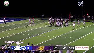 Columbia Eagles vs Taylorville Tornadoes Boys Varsity Football [upl. by Valente]