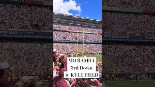 MO BAMBA  KYLE FIELD  Texas AampM 12th Man  vs Missouri 10524 GigEm Aggies [upl. by Leeda]