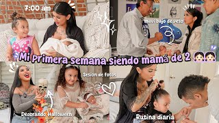 ⏰👩🏻‍🍼UNA SEMANA SIENDO MAMÁ DE 2  Sofi Muñoz [upl. by Artinak]