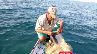 JALA IKAN DI LAUT TELONGELONG LOMBOK TIMUR  MANCING MANIA LOMBOK [upl. by Nylecyoj]