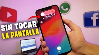 ✅ Como REINICIAR UN IPHONE Sin Tocar la Pantalla REINICIO FORZADO [upl. by Anaylil]