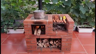 Make a smokeless wood stove with your own hands [upl. by Diskson]