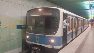 Im MVG BWagen mit Vollgas 80 Kmh Als U6 Von Fröttmaning zum Klinikum Großhadern [upl. by Drawyah434]