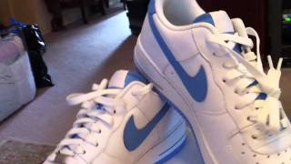 Nike Air Force 1  White  University Blue [upl. by Haile]