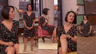 Janette ManraraLegs In A Floral Summer Dress Gorgeous 20624 HD [upl. by Rothschild]