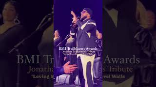 Darrel Walls pays tribute to Jonathan McReynolds at the BMI Awards Check this out🔥👀 [upl. by Gnni866]