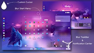 Unique Windows 11 Customization With Blur Effects [upl. by Nnahs117]