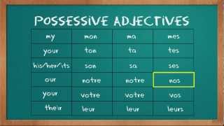 Expressing Possession in French [upl. by Flint]