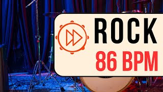 86 BPM  Rock Drum Beat  Backing Track 94 [upl. by Godard236]