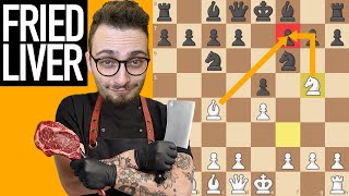 WIN IN 8 MOVES  The Fried Liver Attack [upl. by Ellenahc]