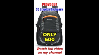 PROVOGUE 35 L Laptop Backpack Spacy unisex backpack with rain cover [upl. by Sallie]