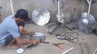 How to make a Cymbals for your own Drum Kit [upl. by Leikeze]