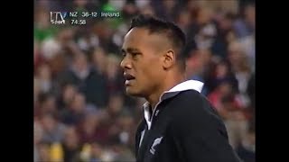 Jonah Lomu creates carnage vs British Isles at RWC 1995 [upl. by Yerahcaz]