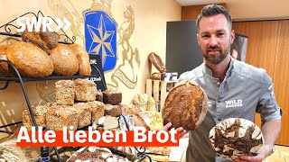 Brot backen Sauerteigbrot Naan Focaccia Baguette – Brotliebe international  SWR Treffpunkt [upl. by Rosenquist]