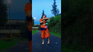 Moyna Cholat Cholat Chole Re dance shorts folk song trending youtubeshorts littleaaroshi [upl. by Anelhtak]