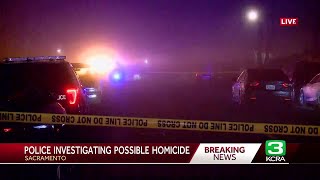 Sacramento police look into possible homicide near laundromat [upl. by Notirb]